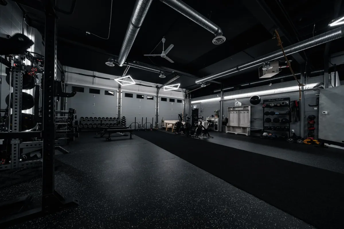 Strength equipment in ReviveLab’s Calgary training space